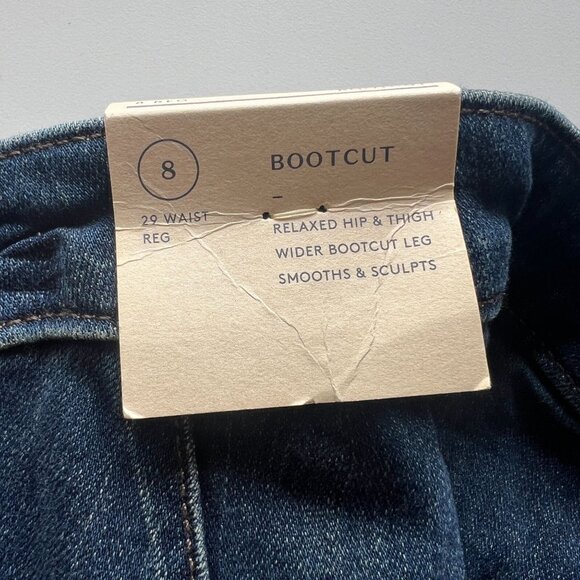 Universal Thread Womens Adaptive Bootcut Jeans Dark Denim Wash Blue Size 8/29R - Picture 6 of 8